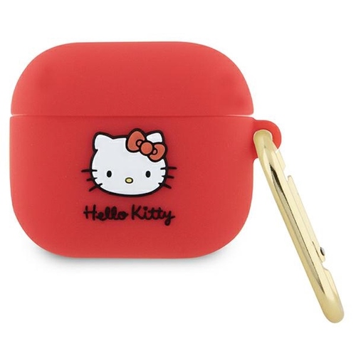 Hello Kitty Apple AirPods 3 Silikon 3D Kitty Head Cover Schutzh�lle