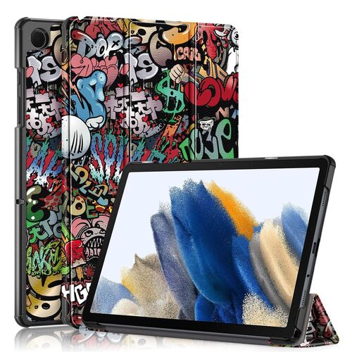 Fr Samsung Galaxy Tab A9 3folt Wake UP Smart Cover Tasche Hlle