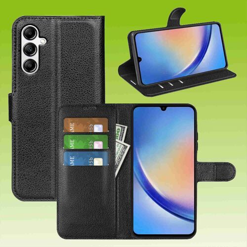F�r Samsung Galaxy A15 Handy Tasche Wallet Premium Schutz H�lle Cover