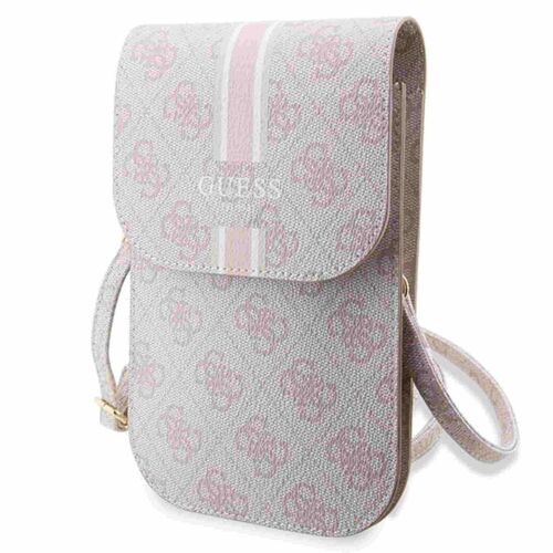 Guess Torebka Universell Handy Tasche Umh�ngetasche 4G Stripes Rosa