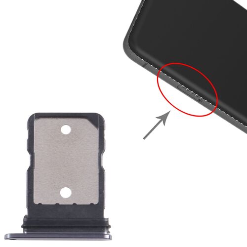 F�r Google Pixel 8 Pro SIM Karten Halter Tray Ersatzteil Reparatur Schwarz