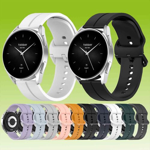 F�r Xiaomi Watch 2 Pro hochwertiges Silikon Ersatz Armband Uhrenarmband 