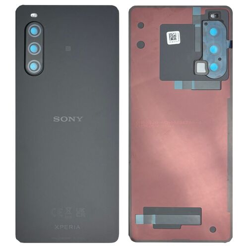 F�r Sony Xperia 10 V XQ-DQ54 A5061068A Akkudeckel Battery Cover Reparatur Ersatzteil Schwarz