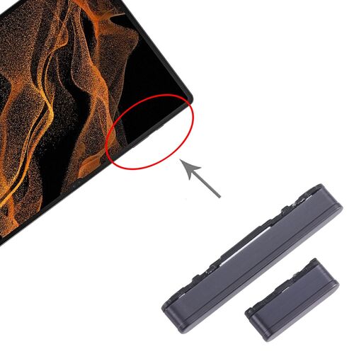 Fr Samsung Galaxy Tab S8 Ultra Power Button & Volume Button Ersatzteil Reparatur Schwarz