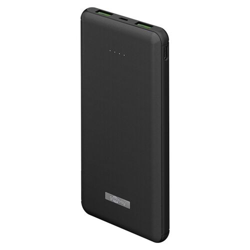 Goobay Wireless Schnelllade-Powerbank 10.000 mAh USB-C 0,3m Schwarz 