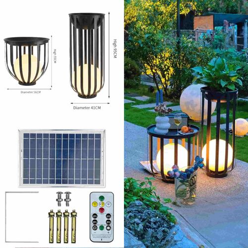 Hochwertige Outdoor Lampen Set aus Metall f�r Garten oder Terrassen