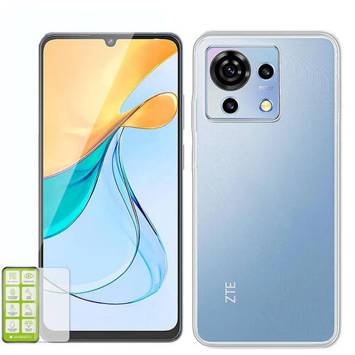 F�r ZTE Blade V50 Vita Cover Handy Tasche Etuis TPU Hart Glas Panzer Folie AUSWAHL 