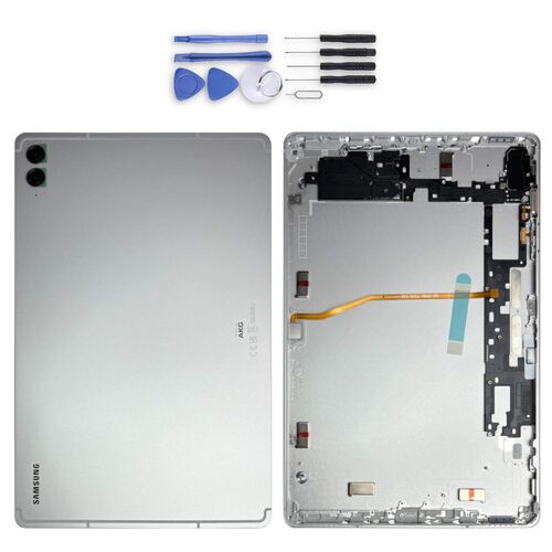 Akkudeckel Back Cover Akku Fach Deckel f�r Samsung Galaxy Tab S9 FE Plus GH82-32703B Silber Ersatzteil