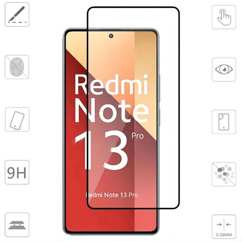 F�r Xiaomi Redmi Note 13 Pro / Poco X6 2x 3D Premium 0,3mm Hart Glas