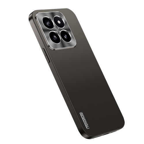 F�r Xiaomi 14 Feinmattes Metall Design Handy Schutz H�lle Schwarz