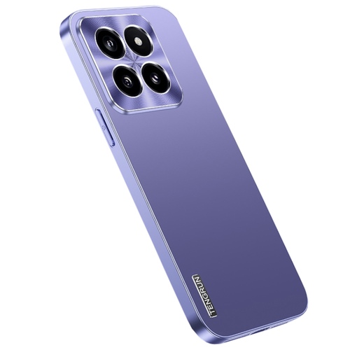 Fr Xiaomi 14 Feinmattes Metall Design Handy Schutz Hlle Lila