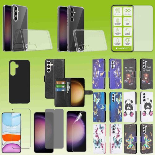 F�r Samsung Galaxy S24 Plus Cover Handy Tasche Etuis TPU Hart Glas Folie AUSWAHL