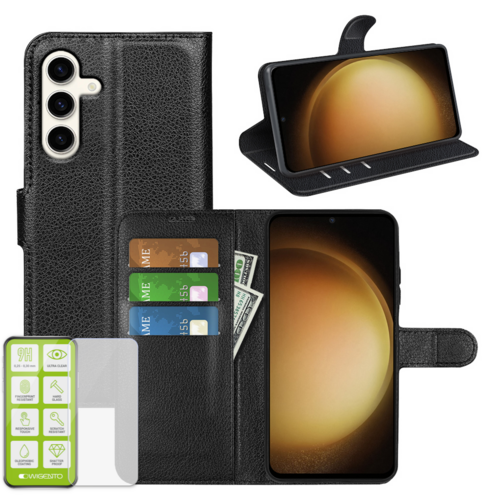 F�r Samsung Galaxy S24 Plus Cover Handy Tasche Etuis TPU Hart Glas Folie AUSWAHL 