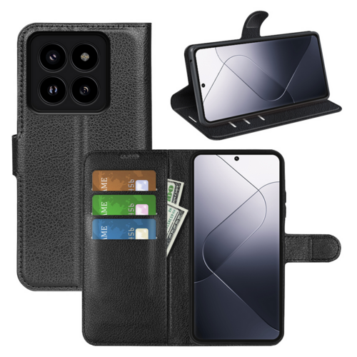 Fr Xiaomi 14 Pro Book Handy Tasche Wallet Premium Schutz Hlle Case