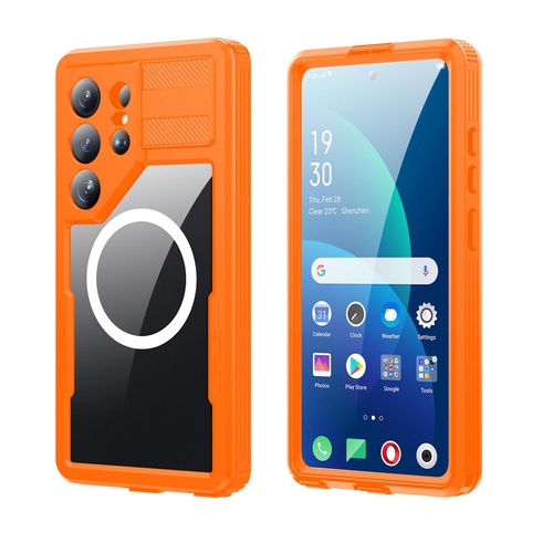 F�r verschiedene Handy Modelle 360 Grad Full Body Wasserdichte H�lle Tasche Case 