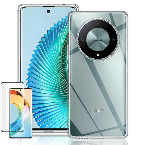 F�r Honor Magic 6 Lite Cover Handy Tasche Etuis TPU Hart Glas Panzer Folie AUSWAHL 