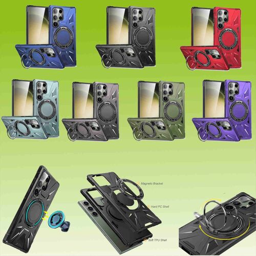 F�r Handy Modelle Design MagSafe Schock Magnet Ring Schutz H�lle Cover Tasche