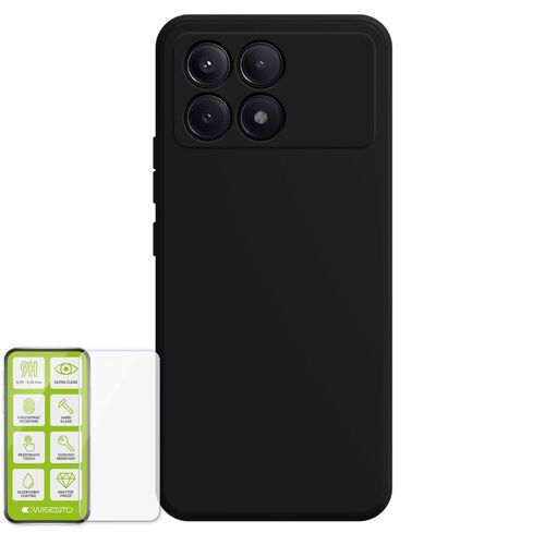 F�r Xiaomi Poco F6 Pro /  Redmi K70 & Pro Cover Handy Tasche Etuis TPU Hart Glas Panzer Folie AUSWAHL 