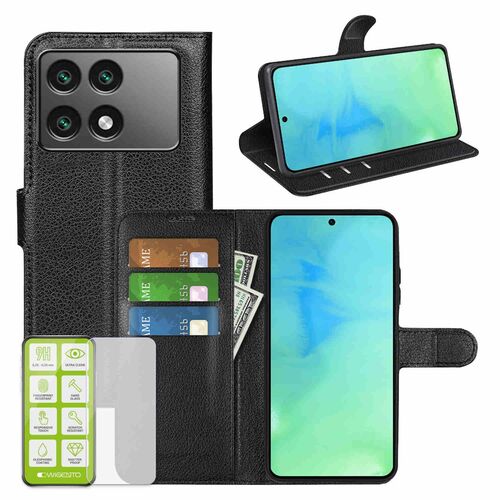 F�r Xiaomi Poco F6 Pro /  Redmi K70 & Pro Cover Handy Tasche Etuis TPU Hart Glas Panzer Folie AUSWAHL 
