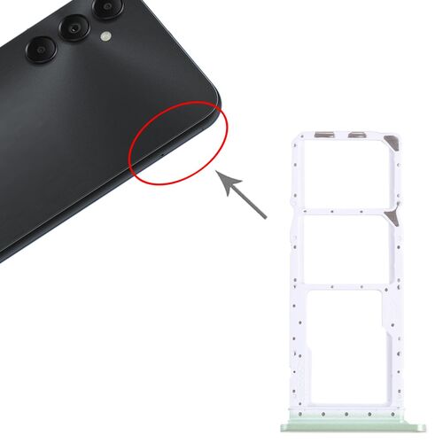 F�r Samsung Galaxy A05s SM-A057 SIM + SIM Card Tray + Micro SD Kartenhalter Gr�n 
