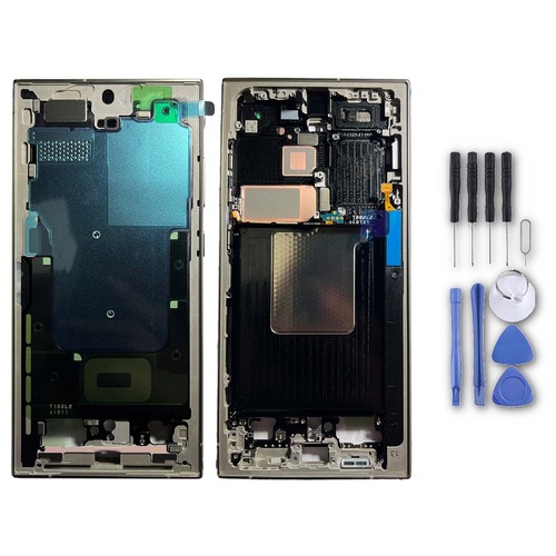 Samsung Galaxy S24 Ultra Produktset Ersatz- und Reparaturteile Displays Rahmen Akkudeckel 