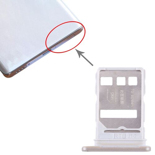F�r Honor 90 Pro SIM + SIM Card Tray Kartenhalter Gold 