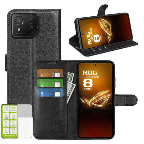 F�r Asus ROG Phone 8 Cover Handy Tasche Etuis TPU Hart Glas Panzer Folie Zubeh�r AUSWAHL 