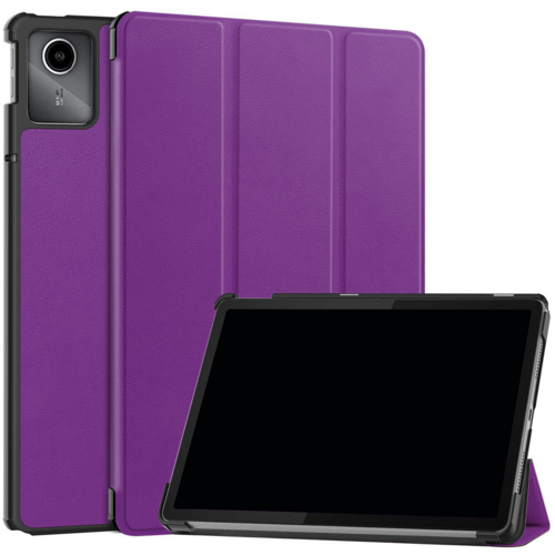 Fr Lenovo Tab M11 3folt Wake UP Smart Cover Tasche Etuis Hlle Lila