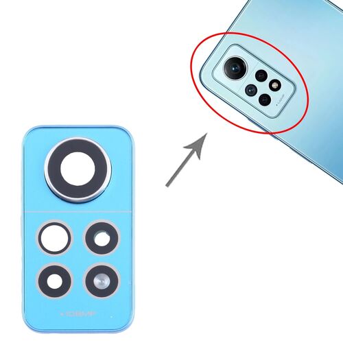 Fr Xiaomi Redmi Note 12 Pro 4G Rck Kamera Linsen Cover Ersatzteil Blau