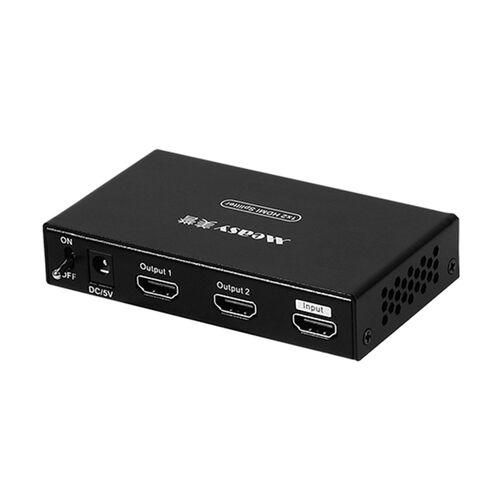 Measy SPH102 simultaner HDMI Display Splitter 1 IN 2 OUT 4K Schwarz