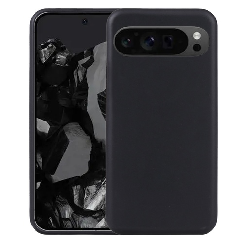 F�r Google Pixel 9 Pro XL Silikon TPU Schutz Handy H�lle Cover Schwarz