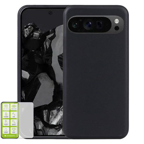 F�r Google Pixel 9 Pro XL Cover Handy Tasche TPU Hart Glas Panzer Folie AUSWAHL 