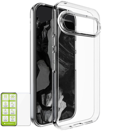 F�r Google Pixel 9 Pro XL Cover Handy Tasche TPU Hart Glas Panzer Folie AUSWAHL 