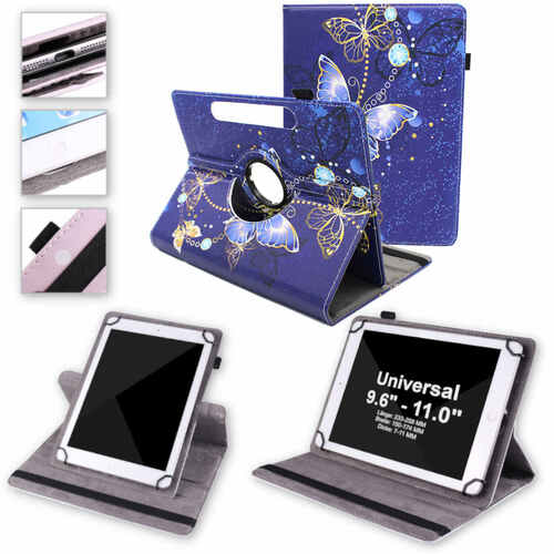 F�r Apple iPad Air 11 2025 / 2024 360 Grad Uni Motiv 14 Tasche H�lle