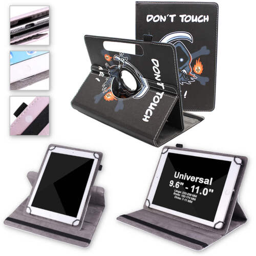 F�r Apple iPad Air 11 2025 / 2024 360 Grad Uni Motiv 17 Tasche H�lle