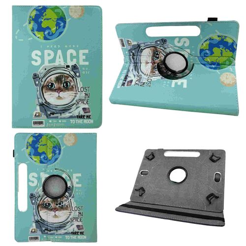 F�r Apple iPad Air 11 2025 / 2024 360 Grad Uni Motiv 20 Tasche H�lle