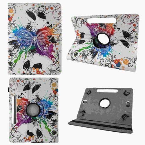 F�r Apple iPad Air 11 2025 / 2024 360 Grad Uni Motiv 25 Tasche H�lle