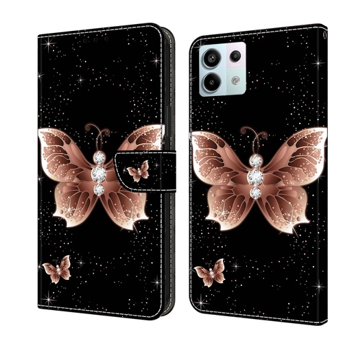 F�r Xiaomi Redmi Note 13 Pro  Poco X6 Kunst-Leder Book Tasche Motiv 12