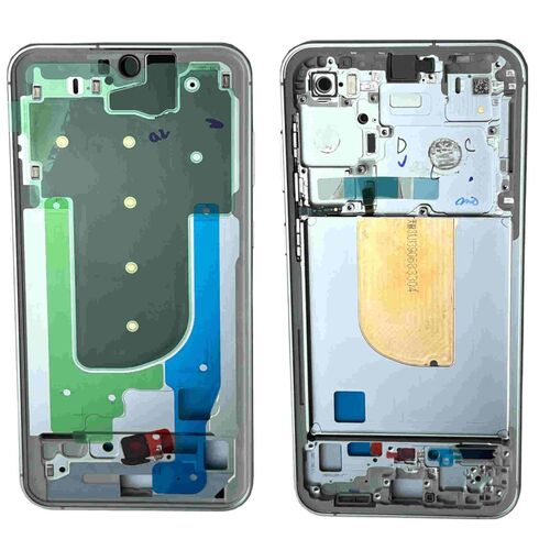 Samsung Display LCD Mittelrahmen f�r Galaxy S23 FE GH82-32857B Silber Ersatzteil
