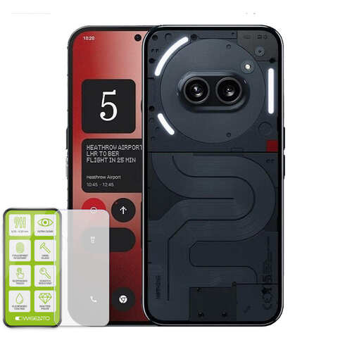 F�r Nothing Phone 2a / Plus Schock TPU Silikon H�lle + H9 Hart Glas