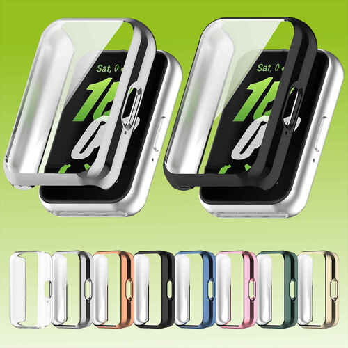F�r Samsung Galaxy Fit 3 Full Cover TPU Electroplated Watch Schutz H�lle Case