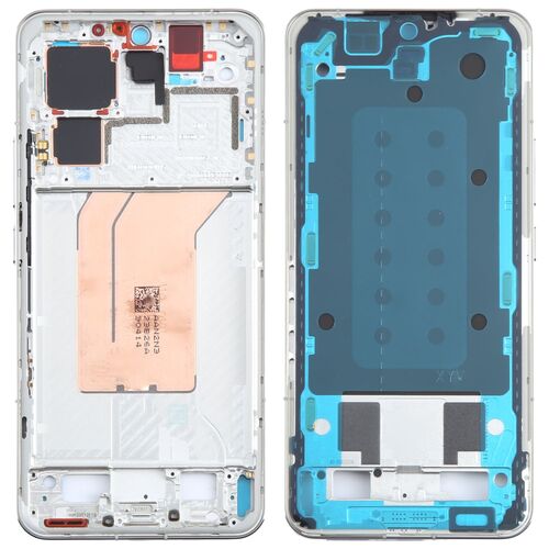 F�r Xiaomi 14 Pro Display Rahmen Front Housing Frame Bezel Plate Ersatzteil Reparatur Silber