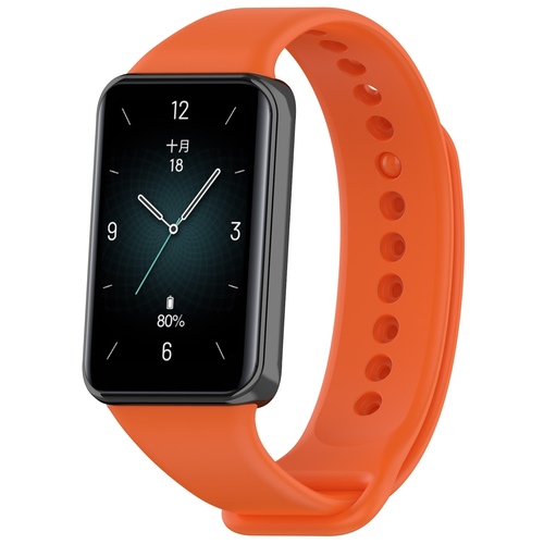 F�r Honor Band 9 hochwertiges TPU Solid Color Watch Ersatz Arm Band Orange
