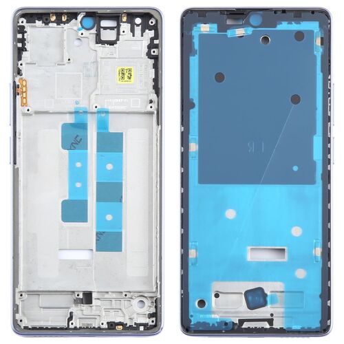 F�r Xiaomi Poco M6 Pro 4G / Redmi Note 13 Pro 4G Display Rahmen Frame Bezel Plate Ersatzteil Reparatur Lila