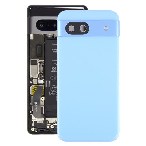 F�r Google Pixel 8a Akkudeckel Backcover Battery Cover Ersatzteil Blau