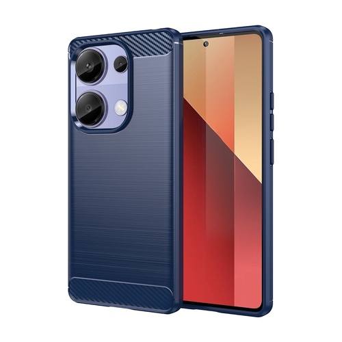 F�r Xiaomi Poco M6 Pro 4G Redmi Note 13 Pro 4G Carbon Textur TPU H�lle