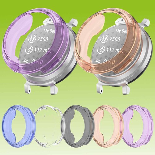 F�r Garmin Lily 2 Hochwertiges Kunststoff Schutz TPU Watch Geh�use 