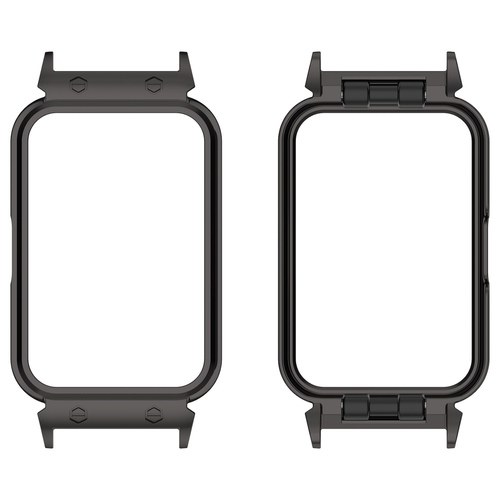 F�r Samsung Galaxy Fit 3 Metallrahmen Schutz Geh�use H�lle Schwarz