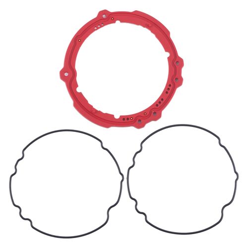 F�r Amazfit Falcon Wasserfeste 3 in 1 Gummi Dichtung Reparatur Ersatzteil Rot