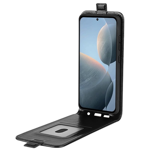 F�r Xiaomi Redmi K70E / Poco X6 Pro Flip Tasche Schwarz H�lle Cover